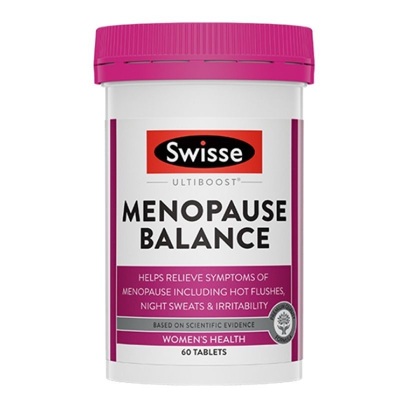 Swisse大豆异黄酮女性更年期平衡片60粒/瓶装 澳洲进口膳食营养补充剂